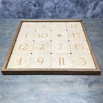 Настольная игра из дерева «Пятнашки» Лайт - фото 62756759