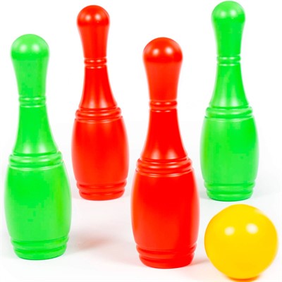 Кегли 4 шт. 55149 П-Е /6/ - фото 62757435