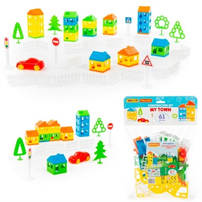 Конструктор Построй свой город 61 эл. 53725 П-Е /9/ - фото 62757441