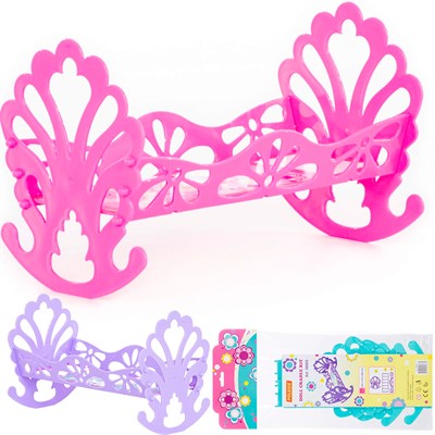 Кроватка-качалка для куклы 56665 П-Е /16/ - фото 62757462