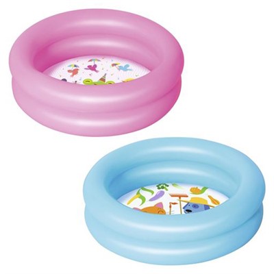 Бассейн для малышей 51061 надувной круглый 61х15 см Round 2-Ring Kiddie Bestway - фото 62757750