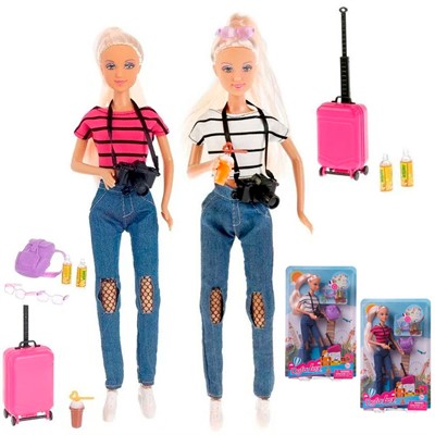 Кукла 8389 Путешественница с аксесс. Defa Lucy - фото 62757949