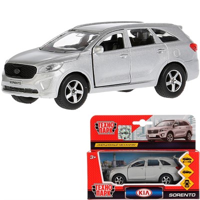 Модель SB-17-75-KS-N(SL)-WB KIA SORENTO PRIME серебристый Технопарк  в коробке - фото 62757958