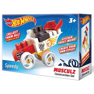 Конструктор Bauer 709 hot wheels серия musculz Speedy - фото 62757980