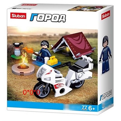 Конструктор Город 38-0717E 77 дет. в коробке - фото 62758076