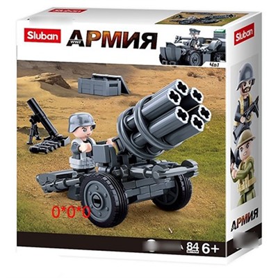 Конструктор Армия 38-0680A  84 дет. в коробке - фото 62758082