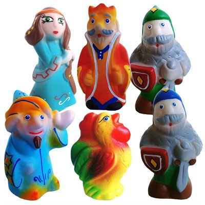 Набор резиновых игрушек Золотой петушок СИ-308 - фото 62758240