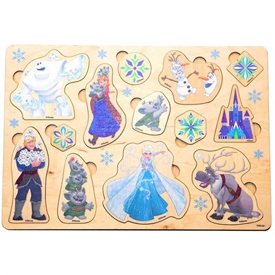 Деревянный пазл Холодное сердце (30х21см) Дисней 03965 - фото 62758423