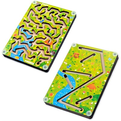 Деревянный лабиринт с шариком Кошки-мышки IG0347 - фото 62758507