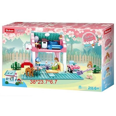 Конструктор Розовая мечта 38-0821 в коробке - фото 62758711