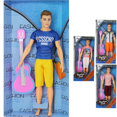 Кукла Кен 097-ZR с гитарой в коробке - фото 62758743