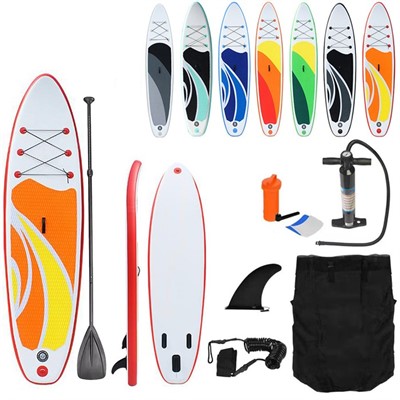 Надувная доска для SUP-бординга, размер 305х80х15см 141-2223R - фото 62758796