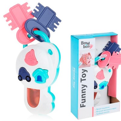 Игрушка на батарейках Брелок с ключиками Bambini 100041 СТОК - фото 62758815
