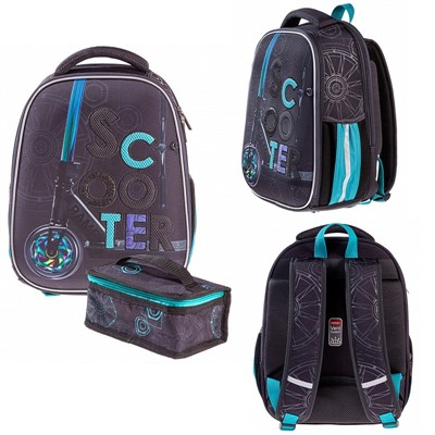 Рюкзак капсула ERGONOMIC Plus-Скутер 38х29х16см с термосумкой 60021 Hatber - фото 62758893