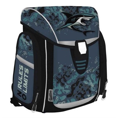 Ранец облегченный с эргономической спинкой и светящимся замком.33 х 25 х 14 см.Seventeen Акула SKHB-UT2-413 Новый ОПТ - фото 62758926