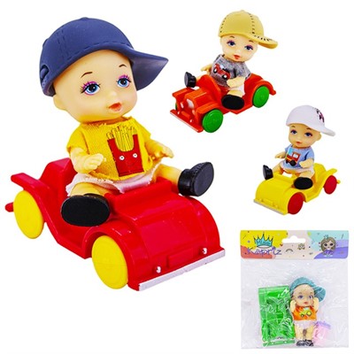 Пупс Miss Kapriz 701BMKA с машинкой в пак. - фото 62758953