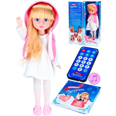 Кукла F05-09 Эрудиция с пультом в коробке - фото 62758969