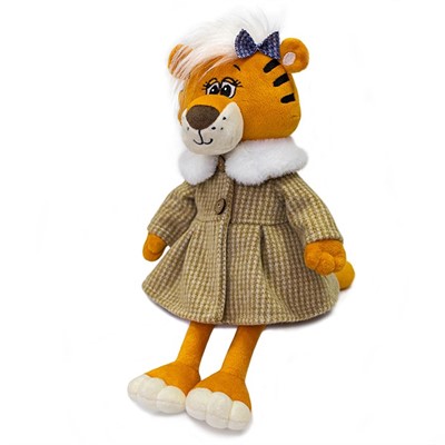 Тигрица Ширли в пальто 25 см 264/25/п СТОК - фото 62759094