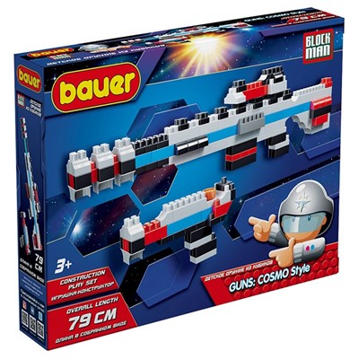 Конструктор Bauer 876 Рельсотрон + бластер "Космос" - фото 62759113