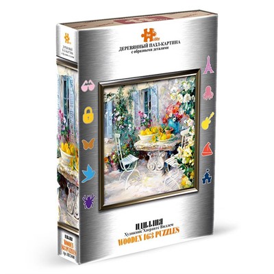 Деревянный пазл-картина Идилия 163 деталей HD20008 Hobby Day СТОК - фото 62759217