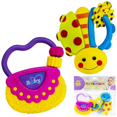 Набор погремушек Levatoys 8355A-1YS в пак. - фото 62759323