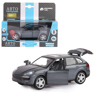 Модель 1:32 Porsche Cayenne S, серый 1251140JB Автопанорама - фото 62759356
