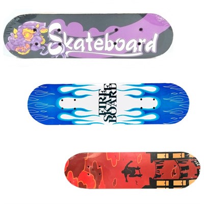 Скейтборд дер. 141-21-8  свет, 71*20 - фото 62759464