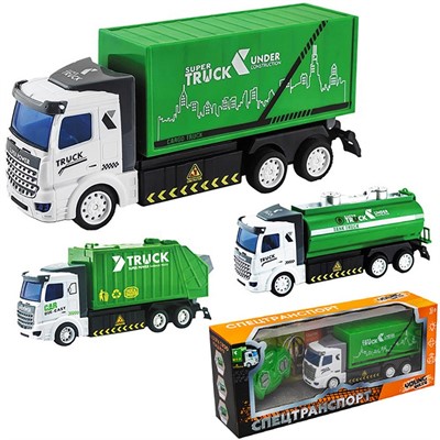 Спецтехника на радиоуправлении 009YSHT Мусоровоз в кор. - фото 62759579