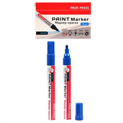 Маркер синий 2мм МП-3088 - фото 62759606