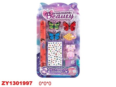 Набор бижутерии 210-2JDL изготовление браслетика на блист. - фото 62759671