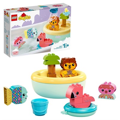 Конструктор LEGO 10966 DUPLO Приключения в ванной: плавучий остров для зверей - фото 62759699