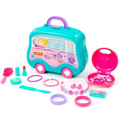 Набор "Маленькая принцесса" №14 19 элементов в чемоданчике на колёсиках 94247 /П-Е/ - фото 62759978