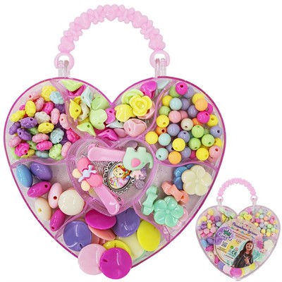 Набор бусин Miss Kapriz YSYF3005D Сердечко в коробке - фото 62760110