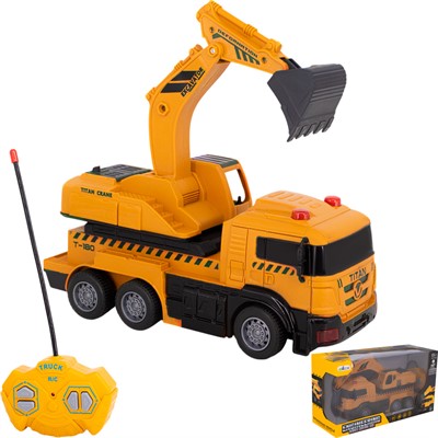 Спецтехника на радиоуправлении 661-1КМ Экскаватор в коробке - фото 62760477