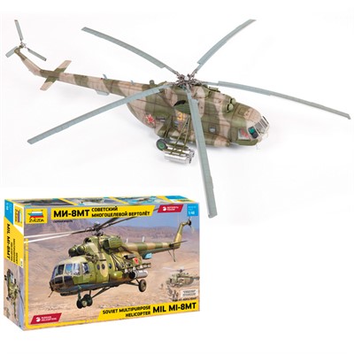 Сборная модель 4828 Советский многоцелевой вертолет "Ми-8МТ" /48/ - фото 62760533
