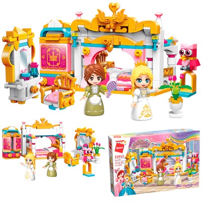 Конструктор 32012 QMAN Спальня 282 дет. в кор. - фото 62760855