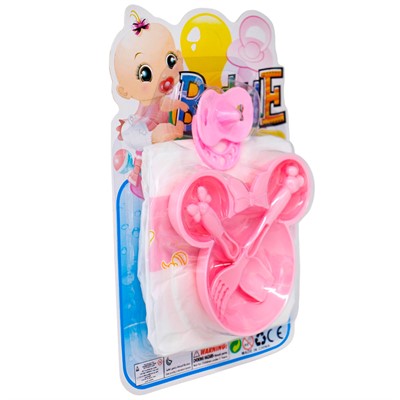 Набор аксесс. для пупса 642SL с памперсом на блист. - фото 62760864