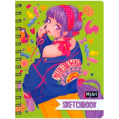 Скетчбук 467-0-159-01589-5 Аниме. На стиле - фото 62761119