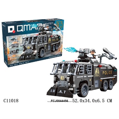 Конструктор 11018 QMAN Боевая машина в кор. - фото 62761162