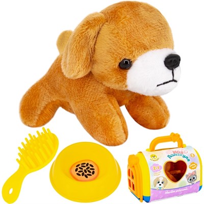 Игровой набор Levatoys MKDR5006 Щенок в переноске, в коробке - фото 62761388