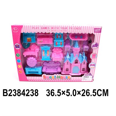 Дом 877B-5 с аксесс. в коробке - фото 62761455