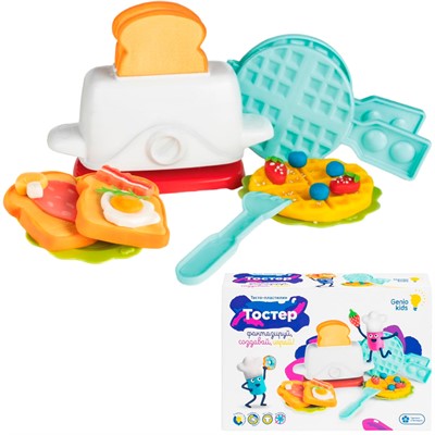 Набор для творчества Для лепки "Тостер" TA2031 /Genio Kids - фото 62761832
