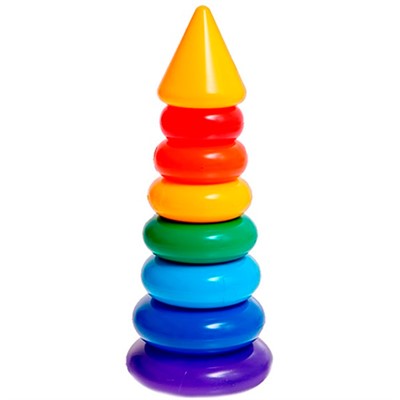 Пирамида с конусом 7 колец 9490530 - фото 62761918