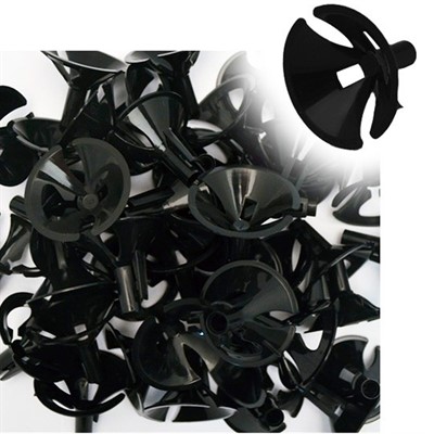 Зажимы Eq Черные 100шт/уп 6054410 - фото 62761924