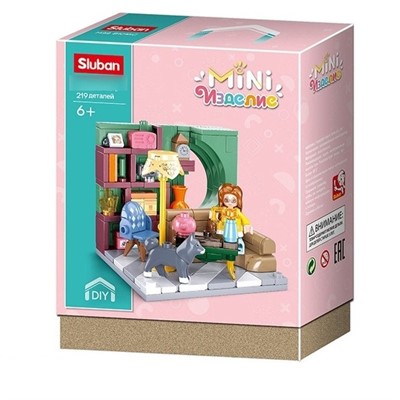 Конструктор Розовая серия 38-1016C 219 дет. в коробке - фото 62762093