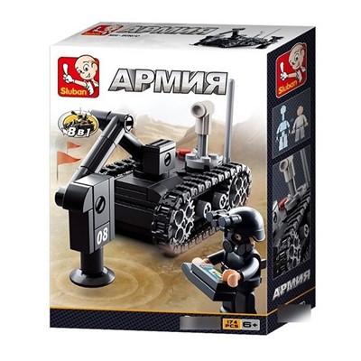 Конструктор Армия 38-0587D Танк174 дет. в коробке - фото 62762094