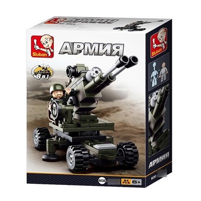 Конструктор Армия 38-0587E Боевая установка 94 дет. в коробке - фото 62762114