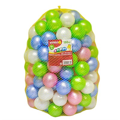 Шары для сухого бассейна 150шт. перламутр 2390635 7,5см - фото 62762133