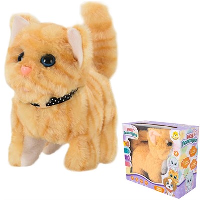 Кошка Levatoys FCJ0918836 Моя лапатуля на батарейках в кор. - фото 62762330