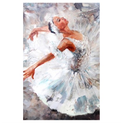 Набор для творчества Роспись по холсту 30*40см Нежная балерина ХК-6846 - фото 62762485